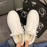 Platform Sneakers Women's White Shoes Korean Spring Autumn New Sports Vulcanize Basket Kawaii Lolita Casual Flat Running