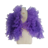 Purple New Design Pretty Fashion Women's Top Puffy Long Sleeves Ruffles Oversized Tops Woman Elegant Clothes Custom Made
