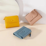 woloong Small Pu Leather Women Wallet Mini Lady Coin Purse Pocket Yellow Female Wallet Girl Purse Brand Designer Women Purse