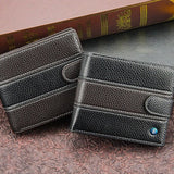 woloong Men's Leather Wallet Brand Short Handy Purse Male Pocket Bag For Coin Money Leather Zipper Wallet Mini Card Holder Small Purse