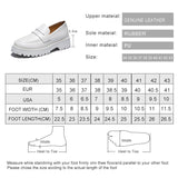 woloong  Spring Shoes Female British Style New Thick-soled College Style Casual Loafers Genuine Leather Fashion Shoes Girls