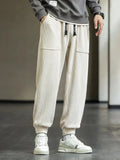 Spring Autumn Corduroy Sweatpants Men Baggy Joggers Fashion Streetwear Loose Casual Harem Pants Plus SIze 8XL 240125