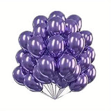 25pcs, 5-inch Chrome Metalic Balloons for Birthday, Wedding, Baby Shower, Anniversary Decor - 25 Balloons Pack