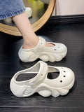 woloong Hollow Sandals Crocs