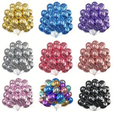 25pcs, 5-inch Chrome Metalic Balloons for Birthday, Wedding, Baby Shower, Anniversary Decor - 25 Balloons Pack