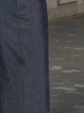woloong Loose No Belt Pockets Solid Color Skirts Bottoms