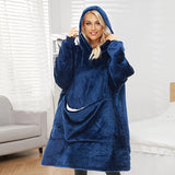 1pc, CozyPlus Wearable Blanket - Soft, Spacious, and Stylish Hooded Blanket for Sofa, Living Room, Bed, Indoor and Outdoor Use - Exquisite Design, Warm, Comfortable, and Lightweight