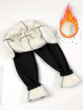 Women's High Waist Plush Lined Leggings - Soft, Warm, and Comfy Fitness Pants with Pockets for Winter Sports, Yoga, and Workout, Keep You Cozy and Focused During Exercise