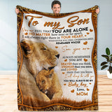 1pc Ultra-Soft Plush Flannel Throw Blanket - Warm, Cozy, and Comforting Bed and Couch Accessory - Perfect Gift for Mom to Son on Birthday, Graduation, and Any Special Occasion