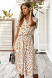 woloong Country Girl Dots Retro Dress