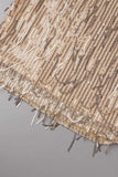 woloong - Apricot Sexy Solid Tassel Sequins Patchwork Spaghetti Strap Sling Dress Dresses