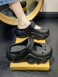 woloong Hollow Sandals Crocs