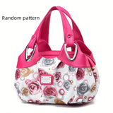 Chic Floral Tote Bag for Everyday Elegance - Spacious, Durable, Versatile Shoulder & Hobo Design for Women