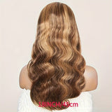 4x4 HD Transparent 4/27 Highlight Ombre Lace Front Wigs Honey Blonde Lace Front Wig Body Wave Human Hair  Human Hair Pre Plucked With Baby Hair Body Wave Glueless Human Hair Wigs For Women