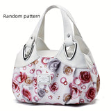 Chic Floral Tote Bag for Everyday Elegance - Spacious, Durable, Versatile Shoulder & Hobo Design for Women