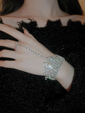 woloong Tasseled Rhine Stones Bracelet Accessories
