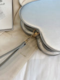 woloong Zipper Split-Joint Heart Shape Handbags Crossbody Bags Bags