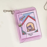 Fashion Transparent Waterproof PVC Women Card Case Business Card Holder Men Credit Card Bag ID Card Mini Wallet Girls Coin Purse