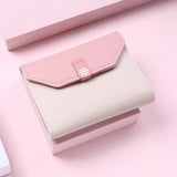 Women Wallet Fashion Money Bag Ladies Short Leather Card Holder Girl Small Clutch Purse Coin