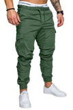 Men Casual pants Solid Color Harem Sweatpants Male Coon Multi-pocket Sportwear Baggy Comfy pant Mens Joggers