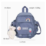 Small women's backpack Fashionable multifunctional casual shoulder bag Cute girly backpack Schoolgirl mini schoolbag Mochila Y1105