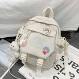 Small women's backpack Fashionable multifunctional casual shoulder bag Cute girly backpack Schoolgirl mini schoolbag Mochila Y1105