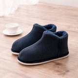 Women's Cotton Boots Female Winter Warm Fur Velvet Thick-soled Keep Warm Outside Snow Boots Footwear Plush Female Shoes