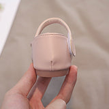 woloong Childrens Summer Sandals Shoes Girls Bow-not Princess Flats Shoes Fashion Casual Leather Party Dance Shoes