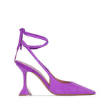 woloong Sequined Crystal Women Pumps Sexy Ankle strap Cross-tied High heels wedding Shoes Fashion Slingbacks Summer Party Prom Shoes