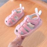 woloong Summer Toddler Infant Shoes Baby Girls Boys Leather Sandals Soft Bottom Non-slip Cartoon Kids Children Casual Beach Sandals