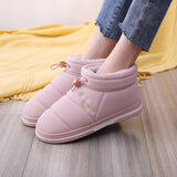 Women Winter Cotton Shoes Couples Snow Boots Keep Warm Outdoor Wear Flat Heels Women's Snkle Boots Non-slip Soft Winter Boot