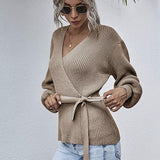 Autumn Winter Women Cardigans Warm Knitted Sweater Jacket Pocket Embroidery Fashion Knit Cardigan Coat Lady Loose Sweaters tops