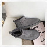 Women Australia Boots Designer Ultra Mini Platform Boot Chestnut Slippers Winter Warm Fur Cow Leather Wool Suede Snow Boots