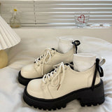 White Mary Jane Shoes Platform Elegant Vintage High Heels Lolita Shoes Lace Round Toe Comfortable Korean Fashion Casual