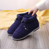 Women Winter Cotton Shoes Couples Snow Boots Keep Warm Outdoor Wear Flat Heels Women's Snkle Boots Non-slip Soft Winter Boot