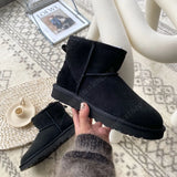 Women Australia Boots Designer Ultra Mini Platform Boot Chestnut Slippers Winter Warm Fur Cow Leather Wool Suede Snow Boots