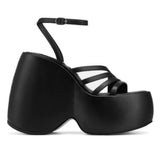 woloong Summer Platform Brand Design Woman Sandals Shoes Wedges High Heeled Comfy Leisure Woman Shoes Sandals