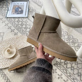 Women Australia Boots Designer Ultra Mini Platform Boot Chestnut Slippers Winter Warm Fur Cow Leather Wool Suede Snow Boots