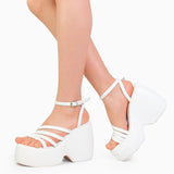 woloong Summer Platform Brand Design Woman Sandals Shoes Wedges High Heeled Comfy Leisure Woman Shoes Sandals