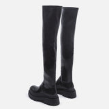 Women British Style Over-The-Knee Thick-Soled Boots