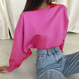 Crewneck Sweatshirt Women Tops Long Sleeve Winter Tops for Women  Fall Winter Sweatshirts Vintage Streetwear Women