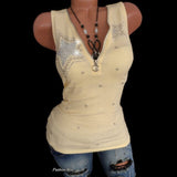 Stretch Beading Tanks Tees Cotton T-Shirt Sexy Zipper V Neck Sleeveless Top Women Summer T Shirts Black Slim Vest Plus Size 5XL
