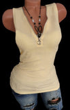 Stretch Beading Tanks Tees Cotton T-Shirt Sexy Zipper V Neck Sleeveless Top Women Summer T Shirts Black Slim Vest Plus Size 5XL